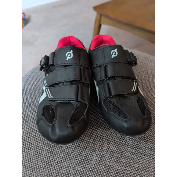 Peloton cycling bike shoes with look delta cleats EU 38 US women's 7 - Picture 2 of 8